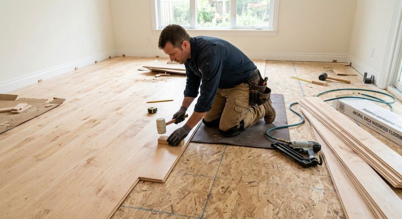 Birch Floor Installation in Chambersburg, PA
