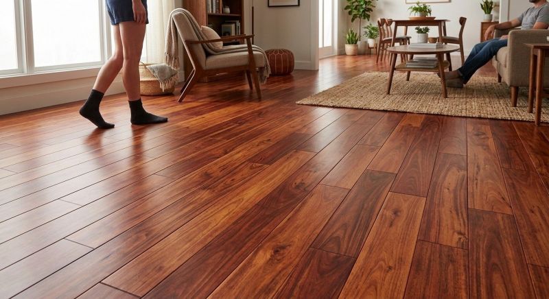 Cherry Floor Installation in Fayetteville, PA