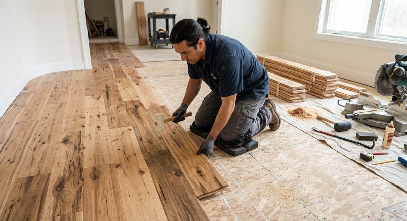Hickory Floor Installation in Chambersburg, PA