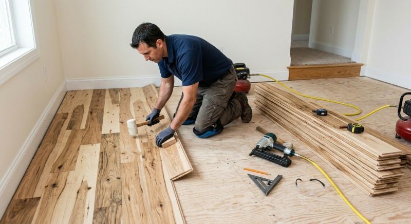 Hickory Floor Installation in Chambersburg, PA