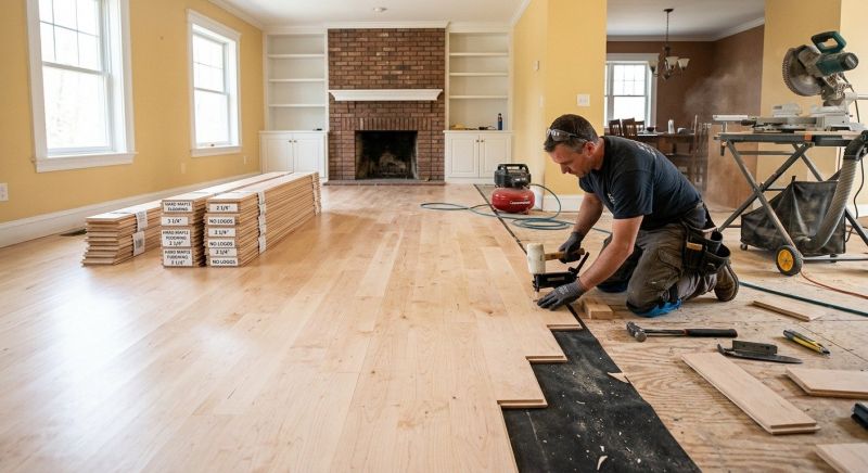 Maple Flooring Installation in Clear Spring, MD