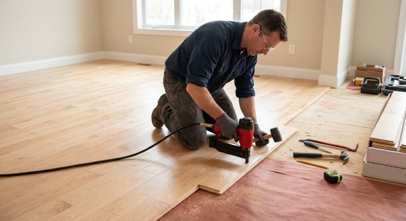 Maple Flooring Installation in Gettysburg, PA