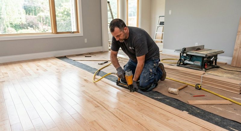 Maple Flooring Installation in Hagerstown, MD