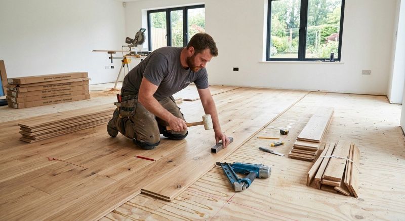 Oak Floor Installation in Fayetteville, PA