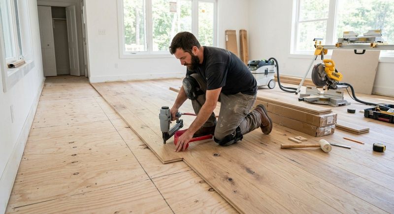 Oak Floor Installation in Gettysburg, PA