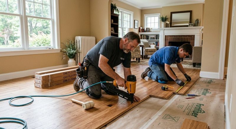 Oak Floor Installation in Gettysburg, PA