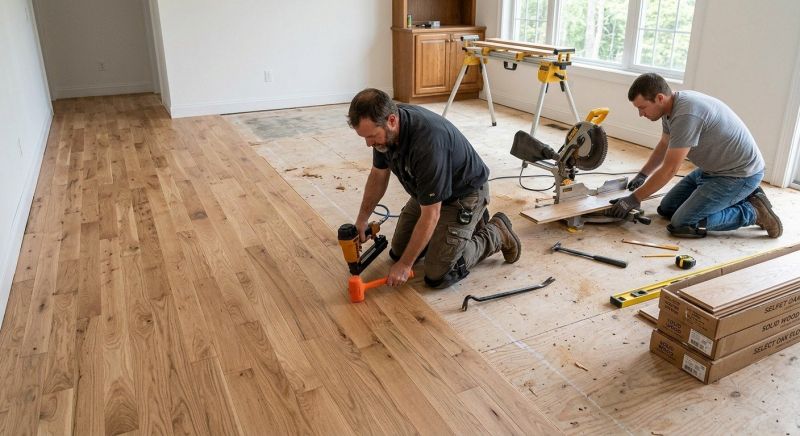Oak Floor Installation in Chambersburg, PA