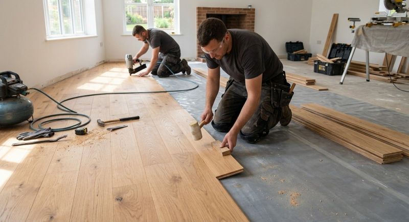 Oak Floor Installation in Upperstrasburg, PA