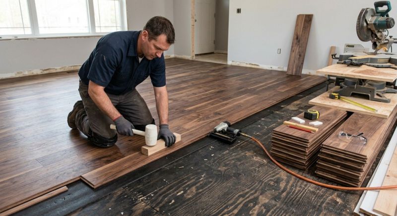 Walnut Flooring Installation in Chambersburg, PA