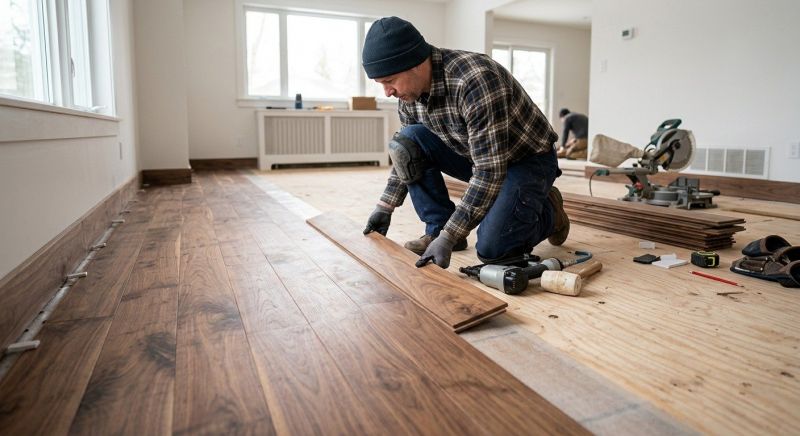 Walnut Flooring Installation in Chambersburg, PA
