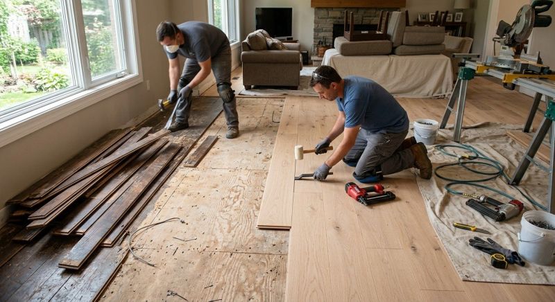 Wood Floor Replacement in Gettysburg, PA